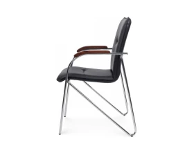 Стул Самба с деревянными подлокотниками SMB-02H Хром гальв. images