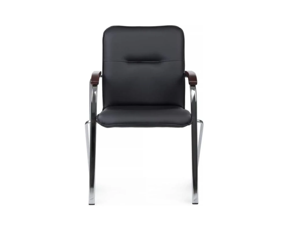 Стул Самба с деревянными подлокотниками SMB-02H Хром гальв.