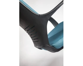 Кресло D IQ black Ткань, Голубой images