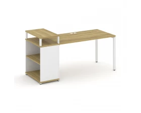 Стол рабочий с опорным стеллажом с верх. горизонтом CN.SP-207 1800x720x917 Концепт / Concept images