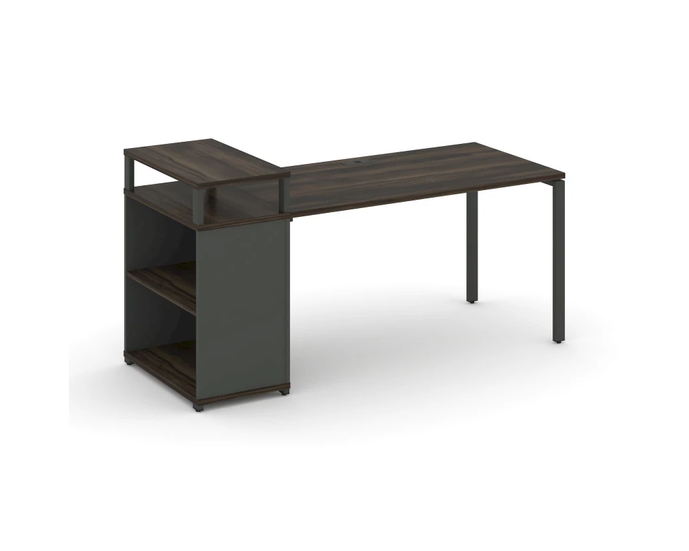 Стол рабочий с опорным стеллажом с верх. горизонтом CN.SP-207 1800x720x917 Концепт / Concept