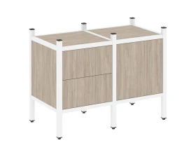 Прямой стеллаж L-01 862x446x636 Лофт / Loft images