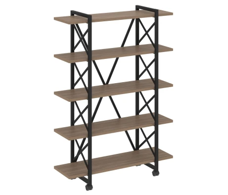 Стеллаж на колесных опорах - 5 полок 1200х400х1704 Loft