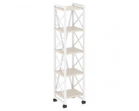 Стеллаж на колесных опорах - 5полок 400х400х1704 Лофт / Loft images