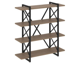 Стеллаж на регулируемых опорах - 4 полки 1200х400х1280 Лофт / Loft images