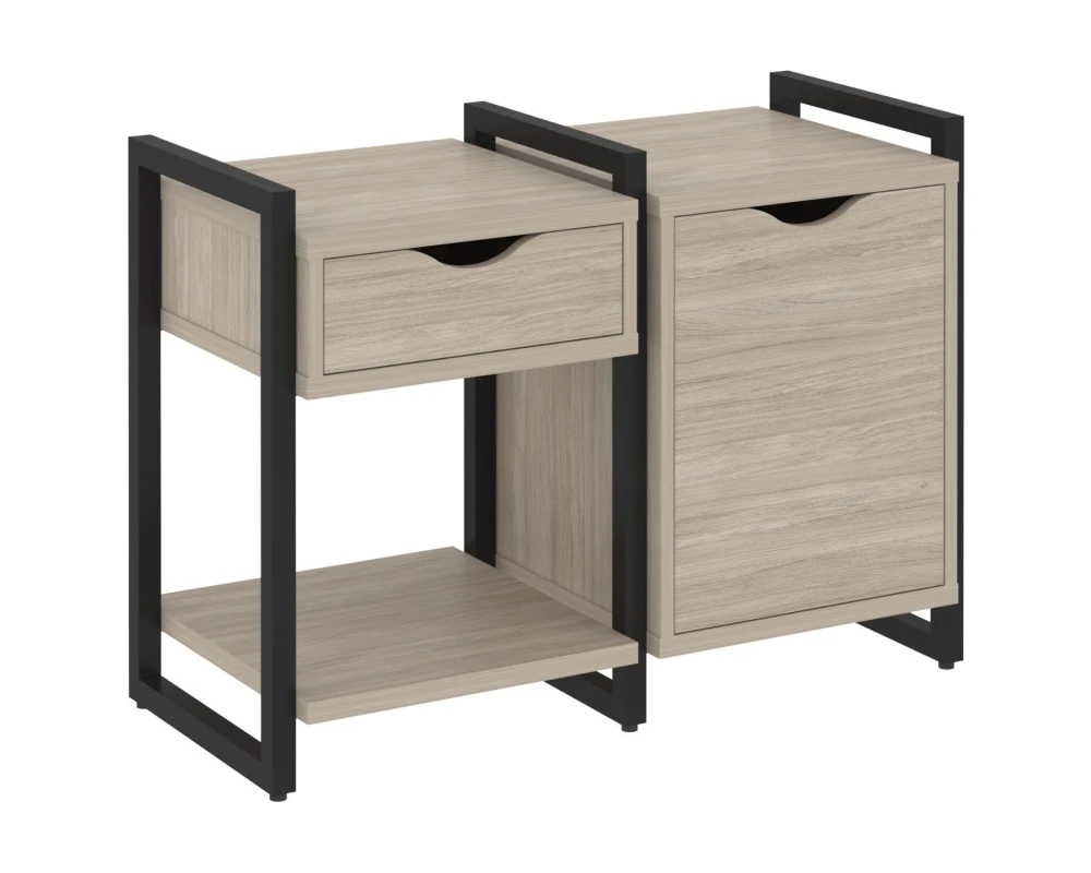 Тумба на регульруемых опорах наборная. Вариант №3 970х460х719 Лофт / Loft