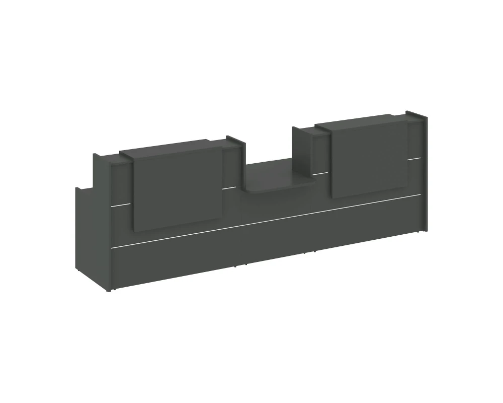 Ресепшн K-19 3590x766x1187 Оникс / Onix