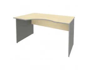 Офисный стол криволинейный левый 1400x900x755 Рива / Riva images