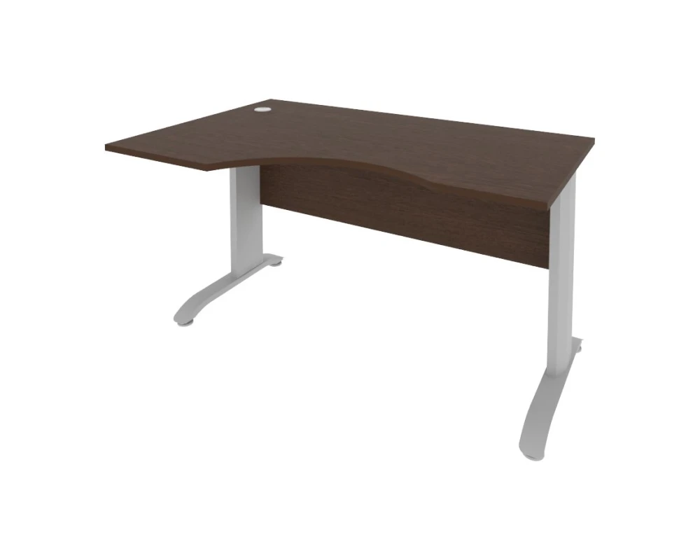 Стол криволинейный левый металлокаркас 1400x900x755 Рива / Riva