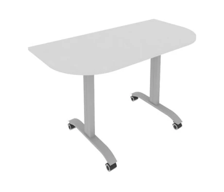 Стол радиусный складной мобильный 1300x650x757 Mobile System