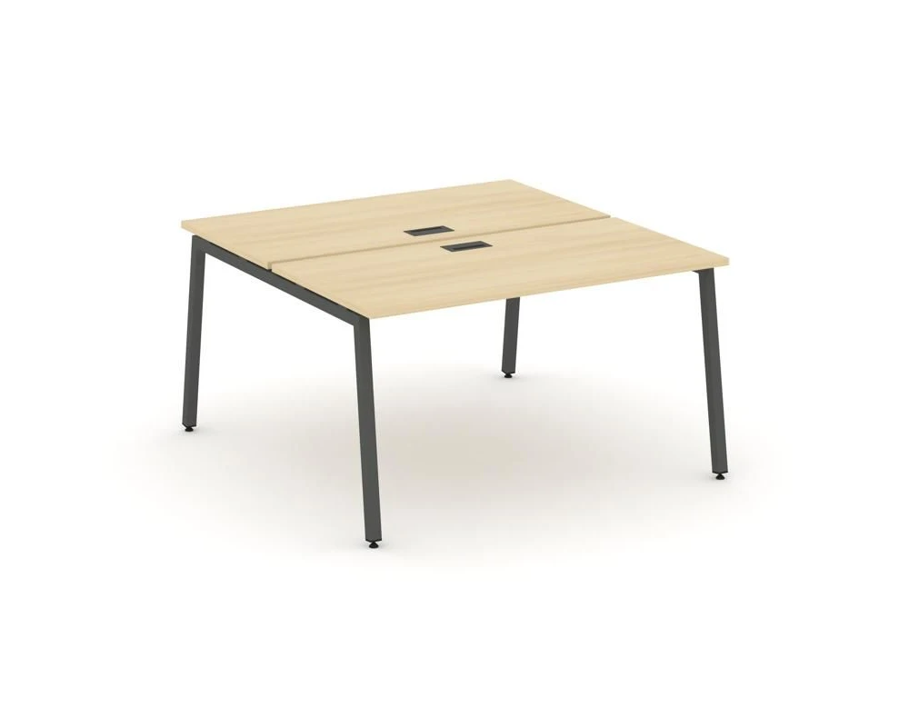 Рабочая станция 2-х сторон. на А-образном каркасе 40 мм 1380х1232х750 Стайл Проджект / Style Project