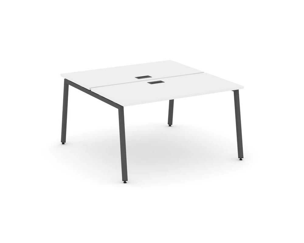 Рабочая станция 2-х сторон. на А-образном каркасе 40 мм 1380х1232х750 Стайл Проджект / Style Project