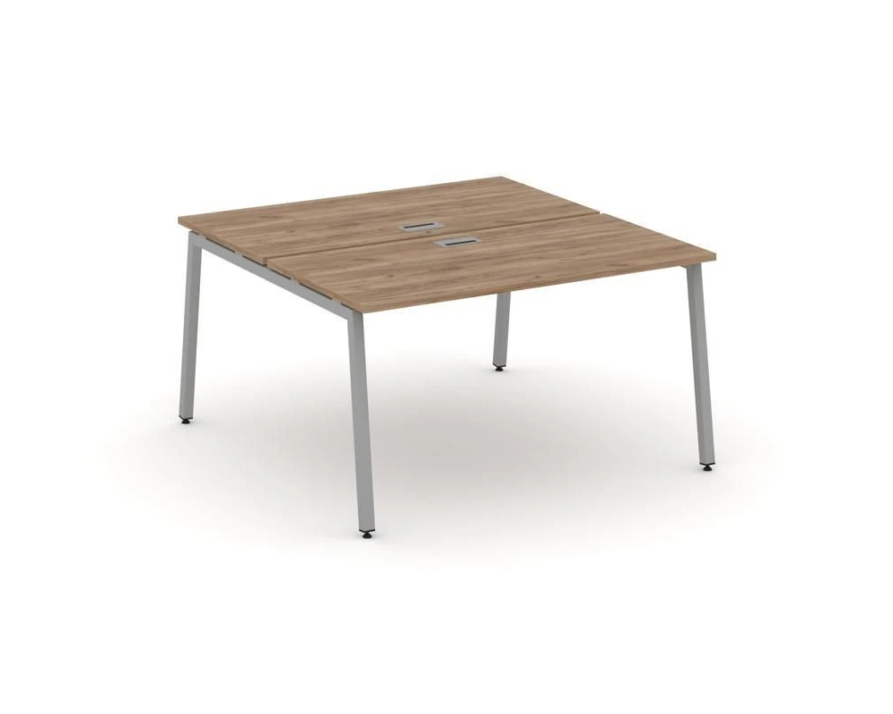 Рабочая станция 2-х сторон. на А-образном каркасе 40 мм 1380х1232х750 Стайл Проджект / Style Project