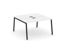 Рабочая станция 2-х сторон. на А-образном каркасе 40 мм 980х1632х750 Стайл Проджект / Style Project images