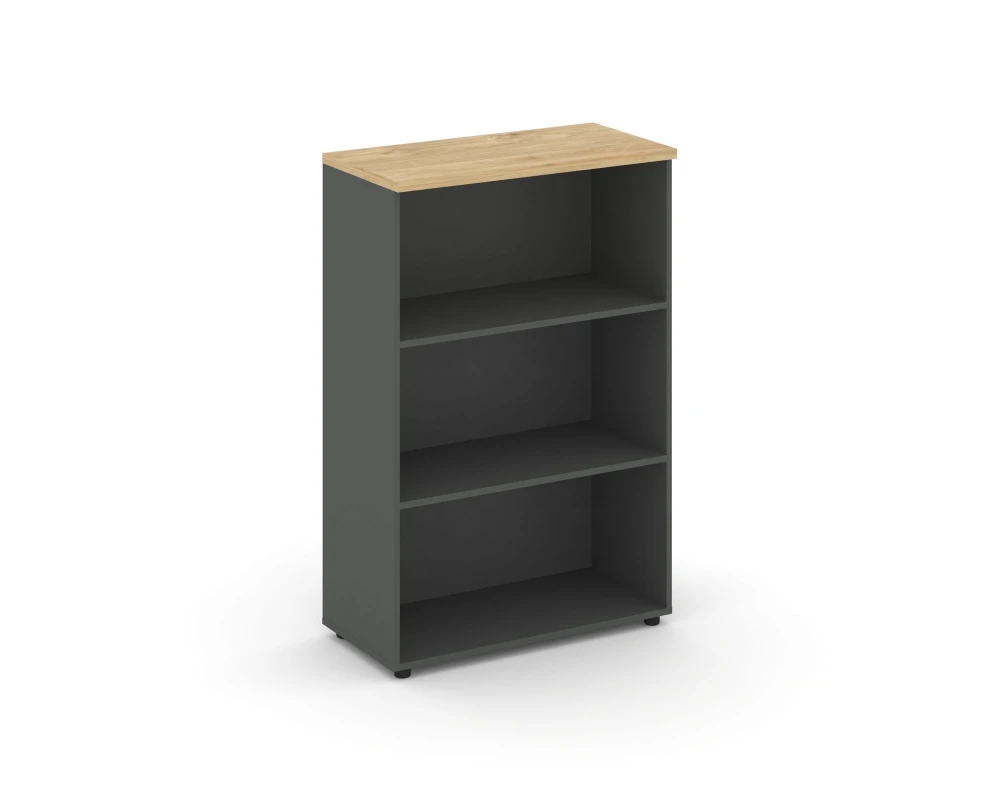 Стеллаж средний широкий 796x400x1203 зад. стенка HDF Стайл Проджект / Style Project