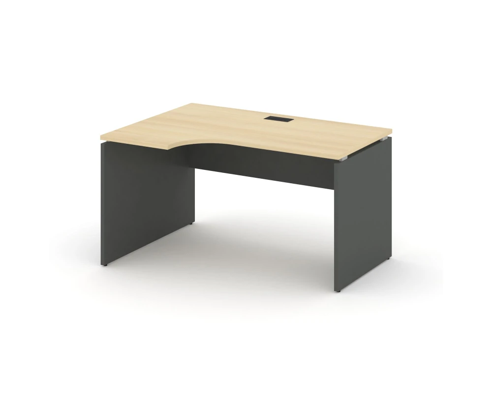 Стол рабочий эргоном. левый 1580x800/980x750 Стайл Проджект / Style Project