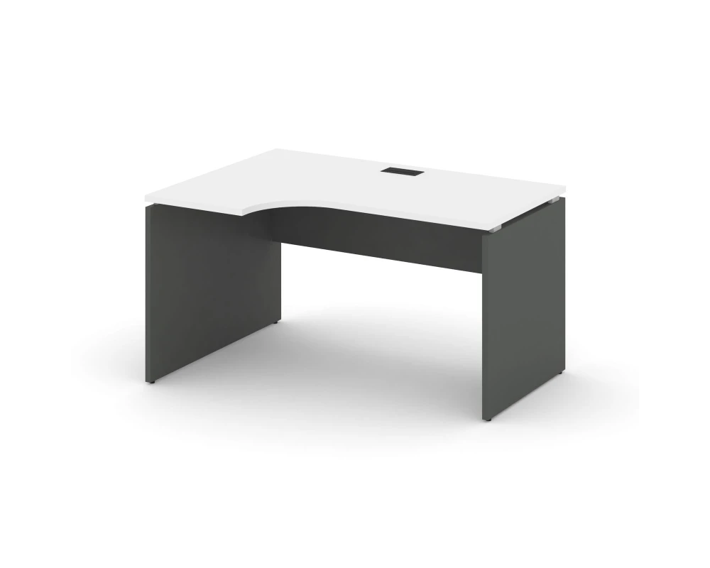 Стол рабочий эргоном. левый 1580x800/980x750 Стайл Проджект / Style Project