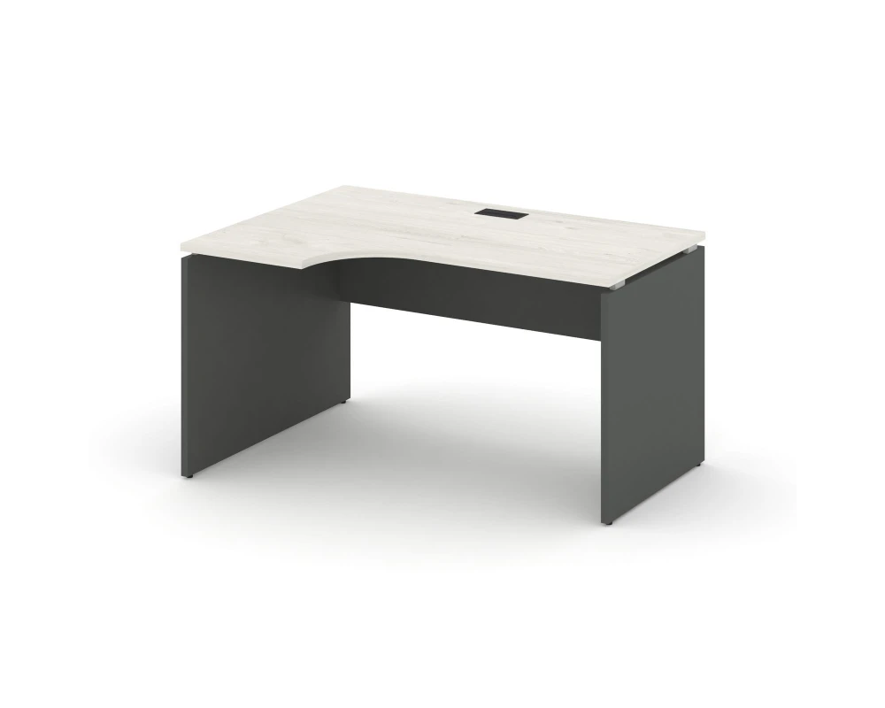 Стол рабочий эргоном. левый 1580x800/980x750 Стайл Проджект / Style Project