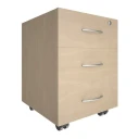 отзыв Офисная тумба подкатная 3 ящика с замком Nova S