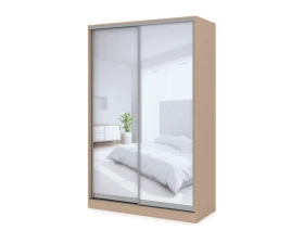 Шкаф-купе 2-дверный (1404*600*2201) ШКЗЗ.14.6 КОМФОРТ / COMFORT images