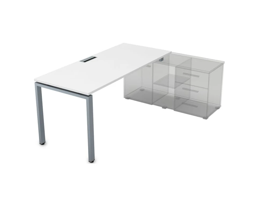 Стол рабочий прямолинейный для крепления на тумбу (1400*700*750) СП-П.979 GLOSS