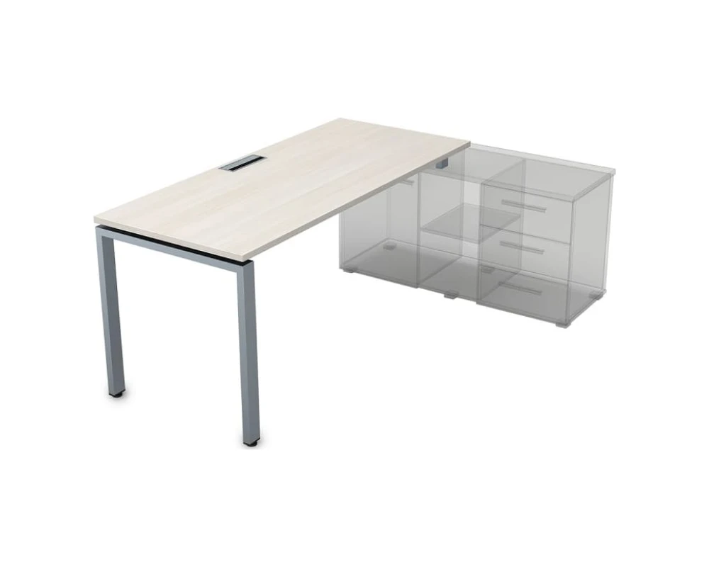 Стол рабочий прямолинейный для крепления на тумбу (1400*700*750) СП-П.979 GLOSS