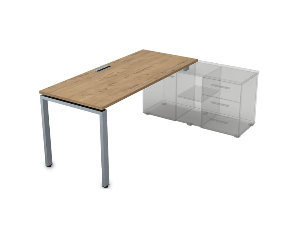 Стол рабочий прямолинейный для крепления на тумбу (1400*700*750) СП-П.979 GLOSS