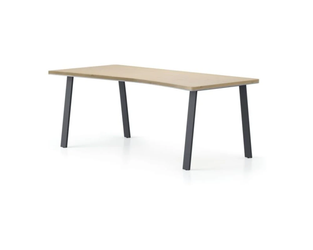 Стол симметричный, А-образные опоры 200х93,4х75 Activ Director Акация светлая/Антрацит