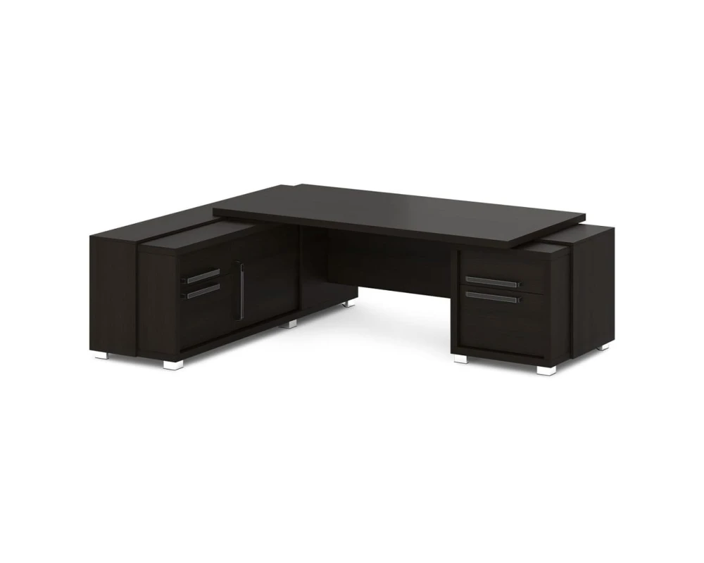 Стол с тумбой и греденцией 2470х2016х750 Грейс / Grace