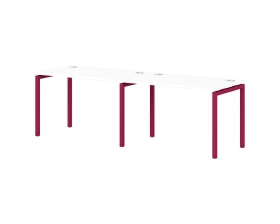 Линейный кластер на 2 рабочих места S-135 2400х700х750 Сентида / Sentida images