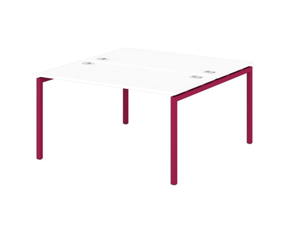 Стол-тандем на металлокаркасе S-48 1400х1450х750 Сентида / Sentida