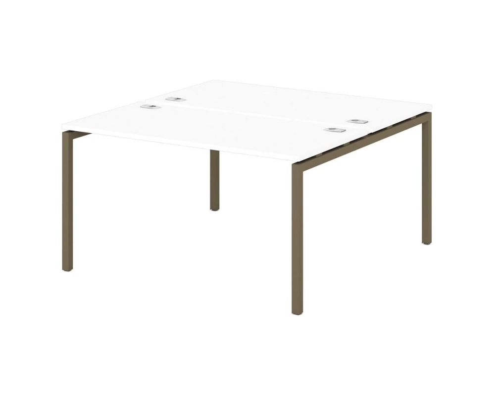 Стол-тандем на металлокаркасе S-48 1400х1450х750 Сентида / Sentida