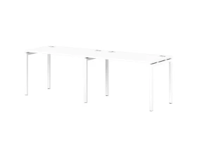 Линейный кластер на 2 рабочих места S-135 2400х700х750 Сентида / Sentida images