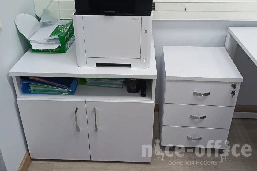 Тумба для оргтехники/сервисная 800x600x680 Onix Direct фото в интерьере 3