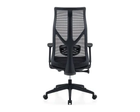 Кресло VIKING-11 M122С-1 Сетка/Ткань, Черный images