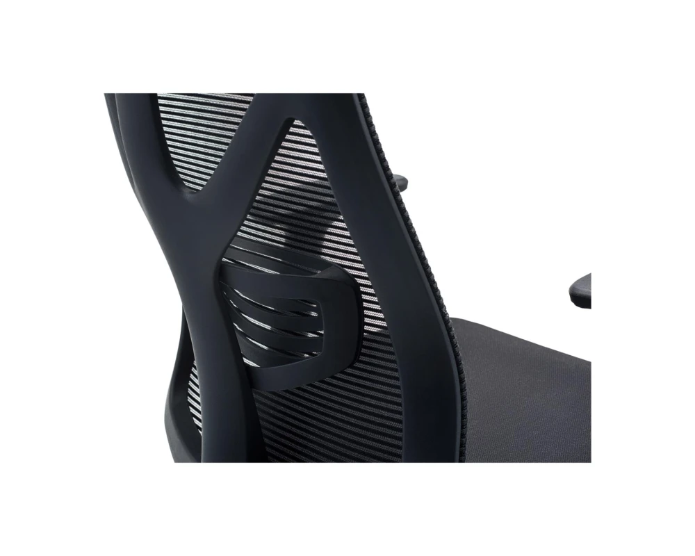 Кресло VIKING-11 M122С-1 Сетка/Ткань, Черный