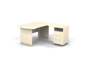 Рабочее место с тумбой правое 140x160x74 Berlin images