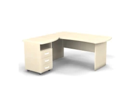 Рабочее место с тумбой левое 160x160x74 Berlin images