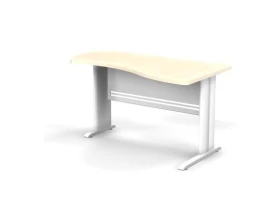 Стол асимметричный левый на L образном каркасе 140x80x74 Berlin images