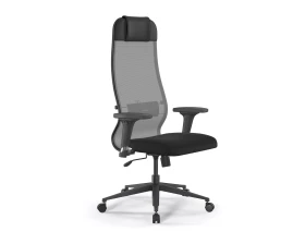 Кресло ErgoLife S 10 B1-111D M09.B11.G19.W02 Сетка/Ткань, Серый/Черный images