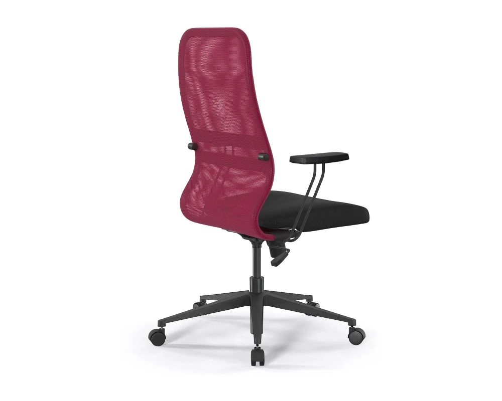 Кресло ErgoLife S 8 B2-8T M09.B11.G19.W01 Сетка/Ткань, Красный/Черный