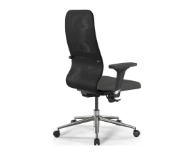 Кресло ErgoLife SynchroSit 8 B2-9D M25.B23.G18.W02 Сетка/Ткань, Черный/Темно-серый images