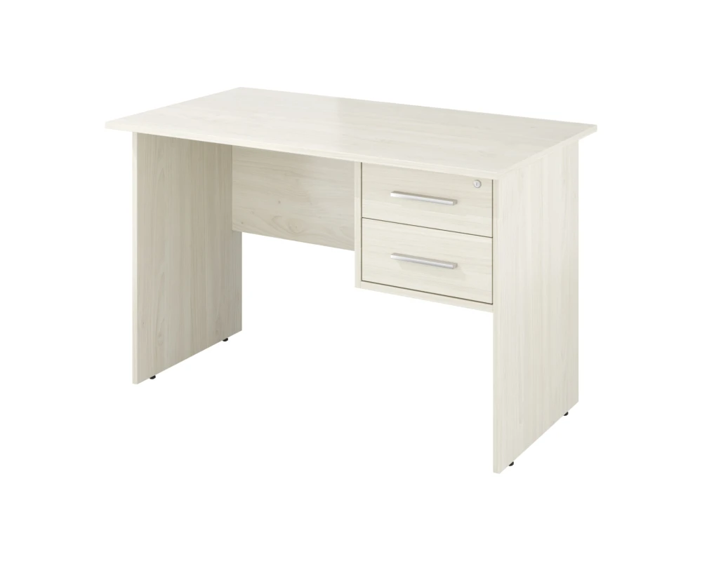 Стол однотумбовый 2 ящика с замком 1180х650х750 Канцлер