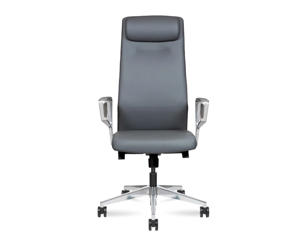 Кресло Norden West Натуральная кожа, Серый