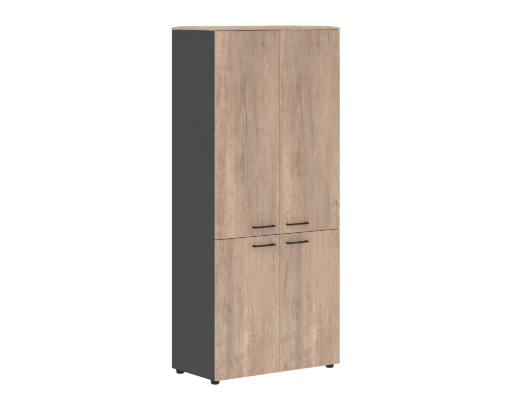 Шкаф с глухими средними и малыми дверьми Джей / Jay