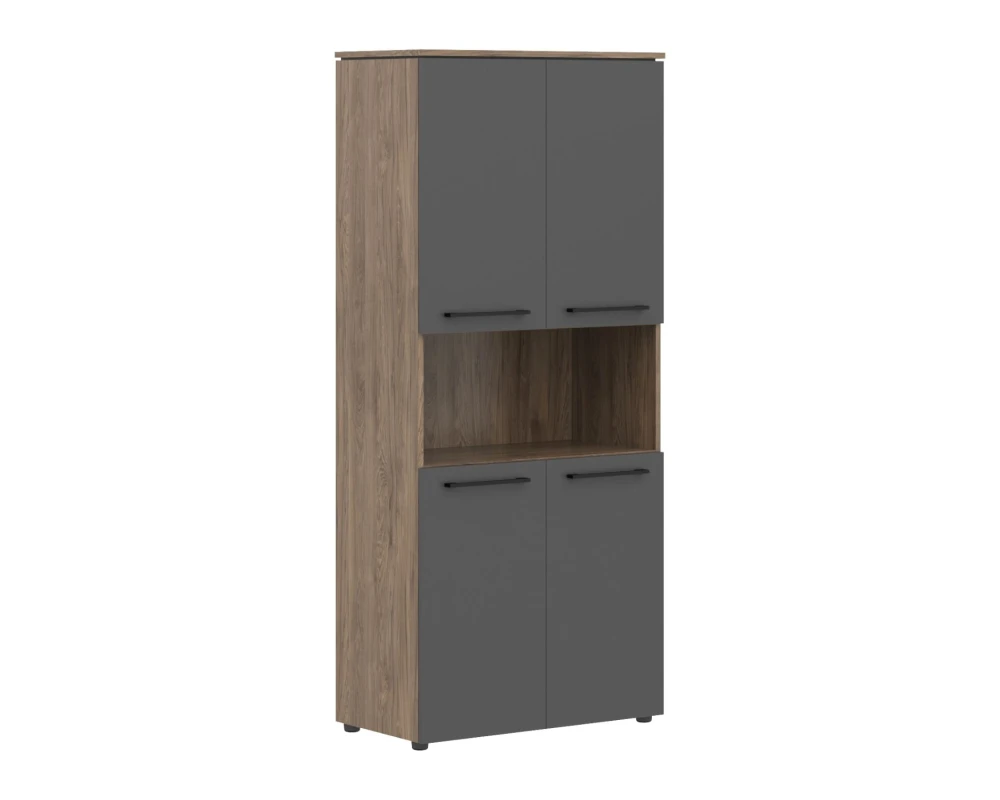 Шкаф с 2-мя комплектами глухих малых дверей 854х423х1956 TP