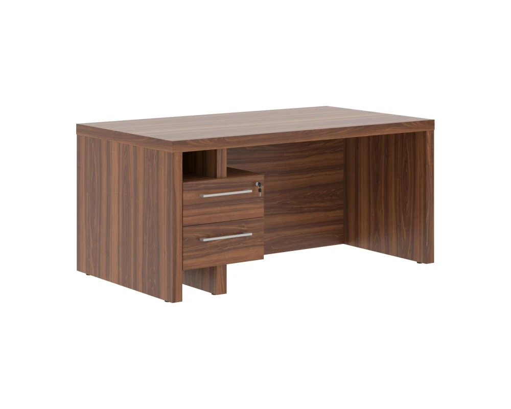 Стол руководителя с встроенной тумбой 1600х900х750 Зенн / Zenn