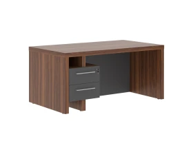 Стол руководителя с встроенной тумбой 1600х900х750 Зенн / Zenn images