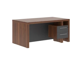 Стол руководителя с встроенной тумбой 1600х900х750 Зенн / Zenn images