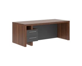Стол руководителя с встроенной тумбой 2000х900х750 Зенн / Zenn images